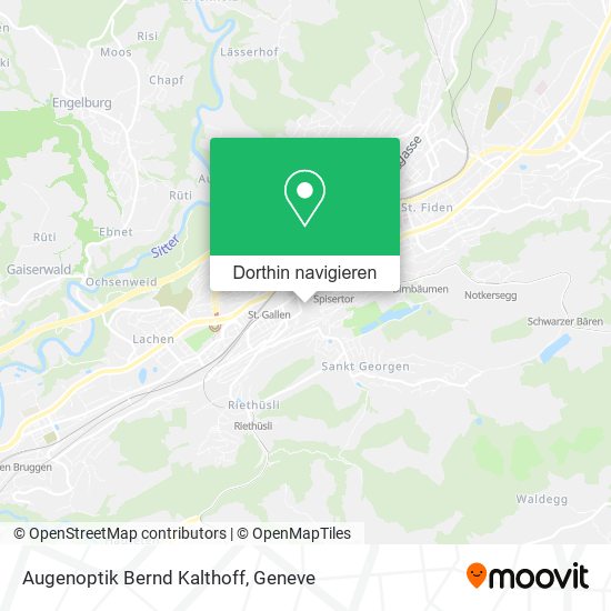 Augenoptik Bernd Kalthoff Karte