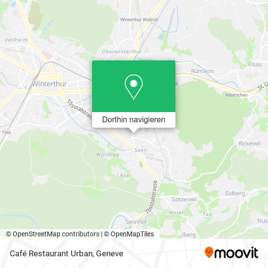 Café Restaurant Urban Karte