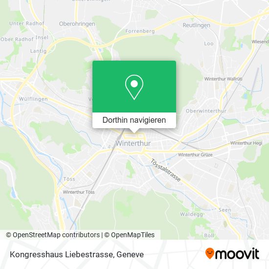 Kongresshaus Liebestrasse Karte