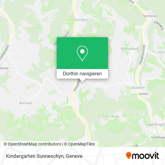 Kindergarten Sunneschyn Karte
