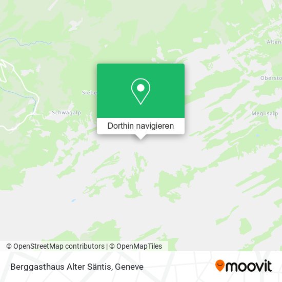 Berggasthaus Alter Säntis Karte