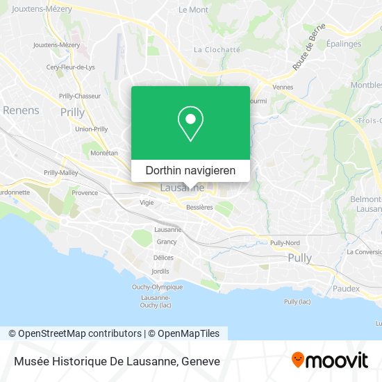 Musée Historique De Lausanne Karte