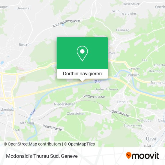 Mcdonald's Thurau Süd Karte