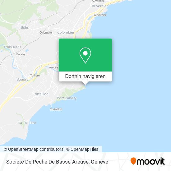 Société De Pêche De Basse-Areuse Karte