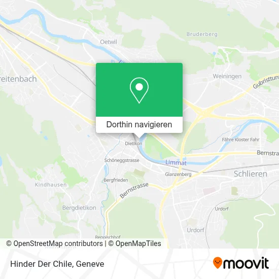 Hinder Der Chile Karte