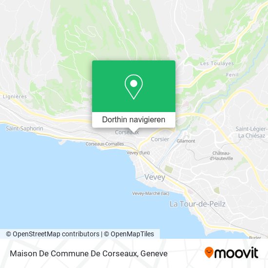 Maison De Commune De Corseaux Karte