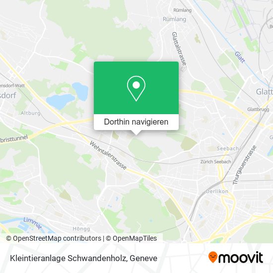 Kleintieranlage Schwandenholz Karte
