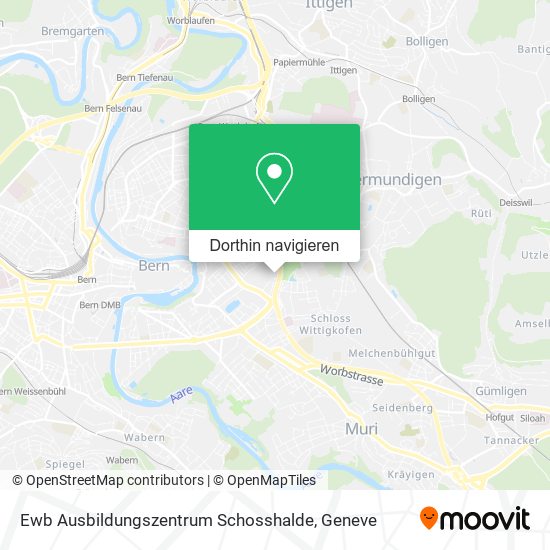 Ewb Ausbildungszentrum Schosshalde Karte