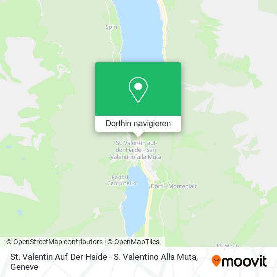 St. Valentin Auf Der Haide - S. Valentino Alla Muta Karte