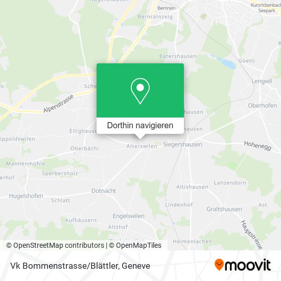 Vk Bommenstrasse/Blättler Karte