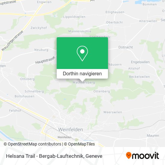 Helsana Trail - Bergab-Lauftechnik Karte