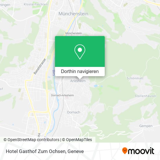 Hotel Gasthof Zum Ochsen Karte