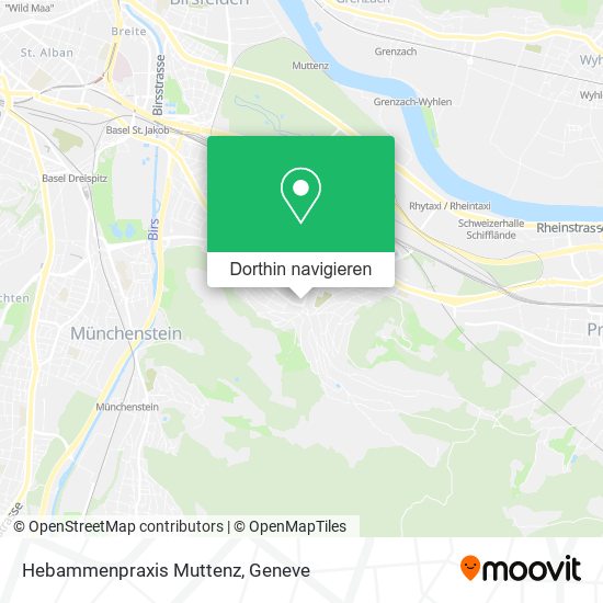 Hebammenpraxis Muttenz Karte