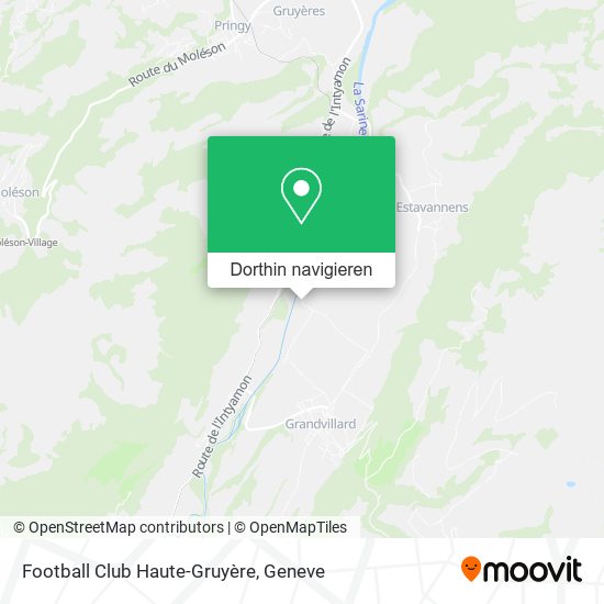 Football Club Haute-Gruyère Karte