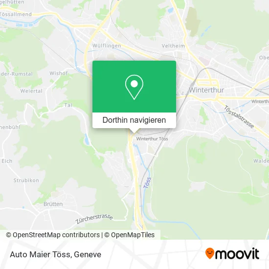 Auto Maier Töss Karte