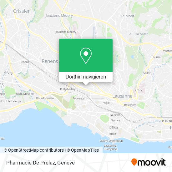 Pharmacie De Prélaz Karte
