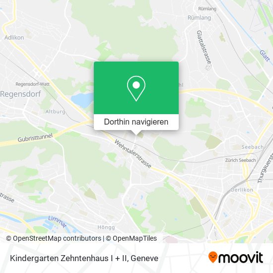 Kindergarten Zehntenhaus I + II Karte