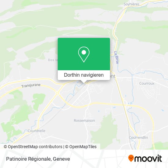 Patinoire Régionale Karte