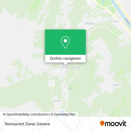 Restaurant Zanai Karte