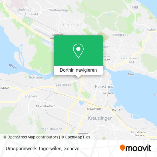 Umspannwerk Tägerwilen Karte