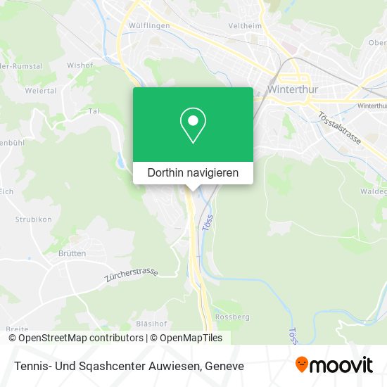 Tennis- Und Sqashcenter Auwiesen Karte