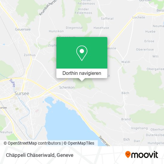 Chäppeli Chäseriwald Karte