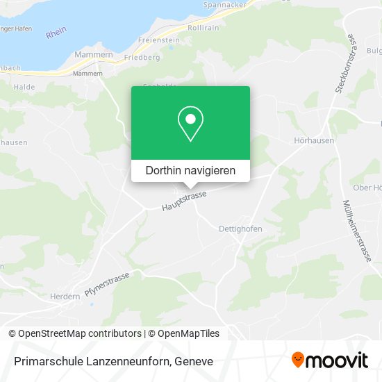 Primarschule Lanzenneunforn Karte