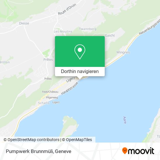 Pumpwerk Brunnmüli Karte