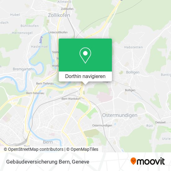 Gebäudeversicherung Bern Karte