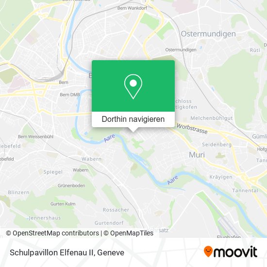 Schulpavillon Elfenau II Karte