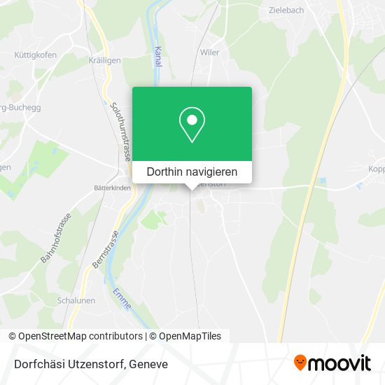 Dorfchäsi Utzenstorf Karte