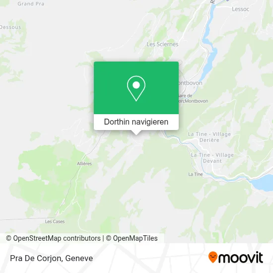 Pra De Corjon Karte