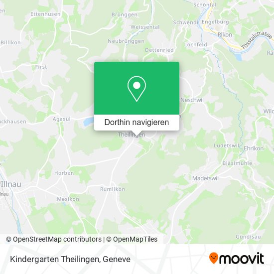 Kindergarten Theilingen Karte
