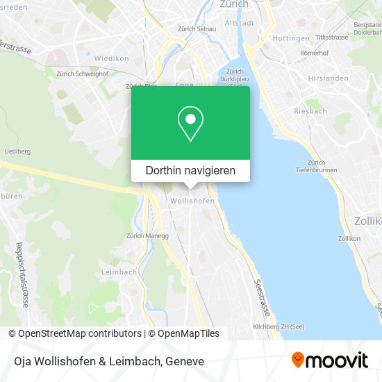 Oja Wollishofen & Leimbach Karte