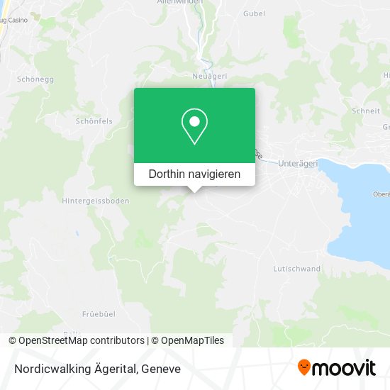 Nordicwalking Ägerital Karte