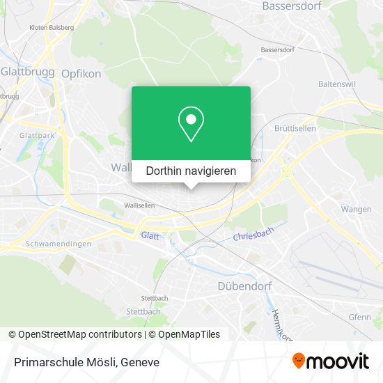 Primarschule Mösli Karte