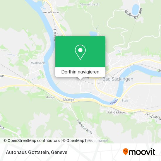 Autohaus Gottstein Karte