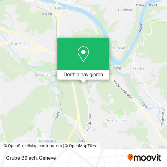 Grube Bülach Karte