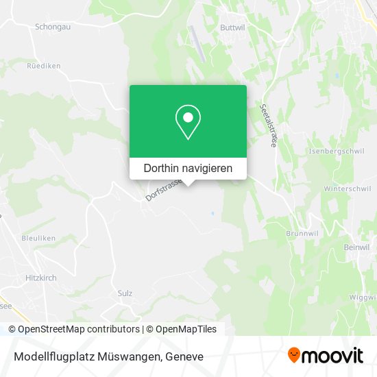 Modellflugplatz Müswangen Karte