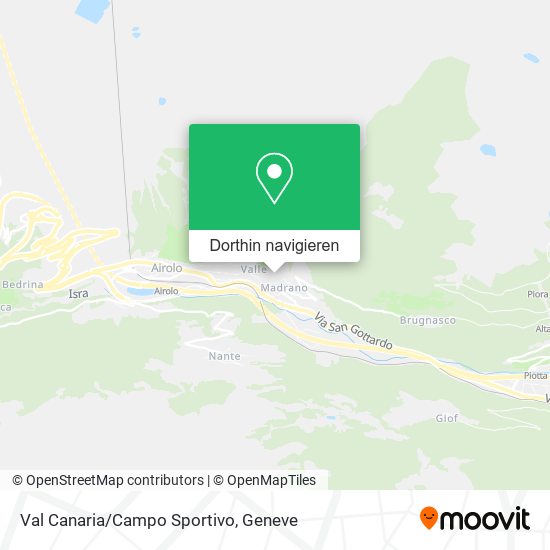 Val Canaria/Campo Sportivo Karte