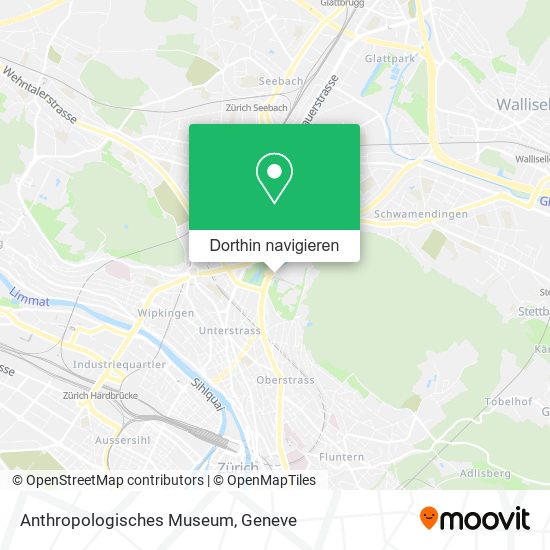 Anthropologisches Museum Karte