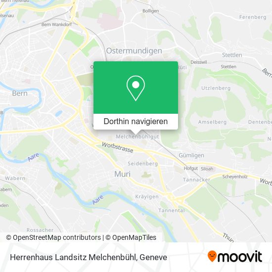 Herrenhaus Landsitz Melchenbühl Karte