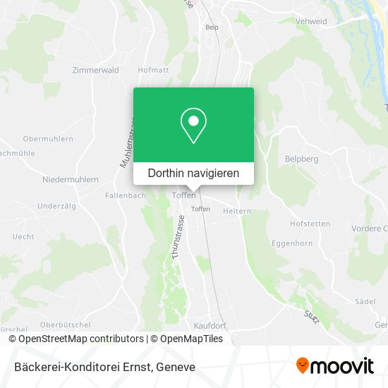 Bäckerei-Konditorei Ernst Karte