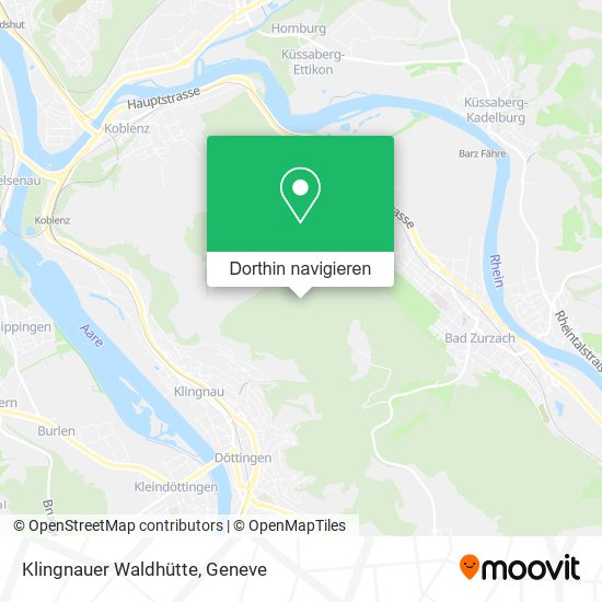 Klingnauer Waldhütte Karte