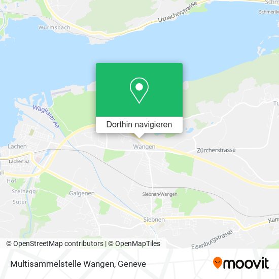Multisammelstelle Wangen Karte
