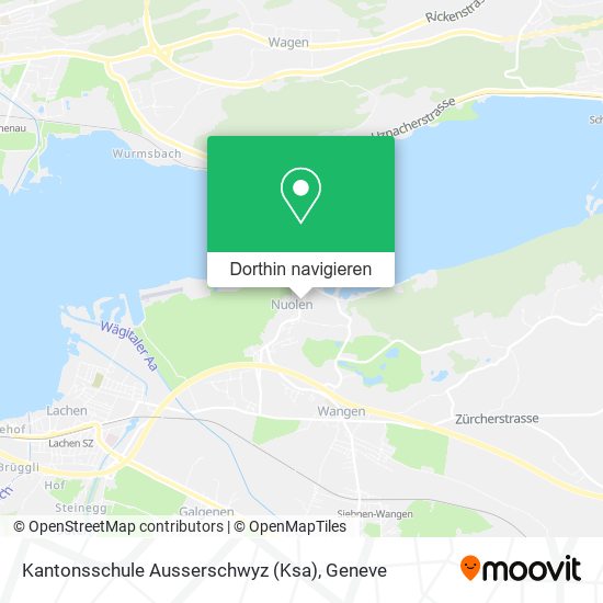 Kantonsschule Ausserschwyz (Ksa) Karte