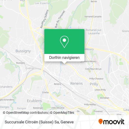 Succursale Citroën (Suisse) Sa Karte