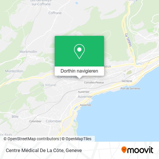 Centre Médical De La Côte Karte