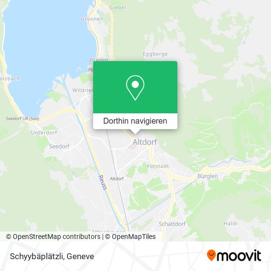 Schyybäplätzli Karte