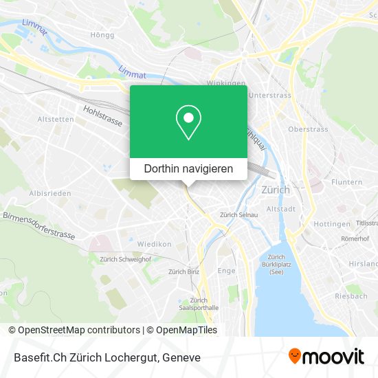 Basefit.Ch Zürich Lochergut Karte